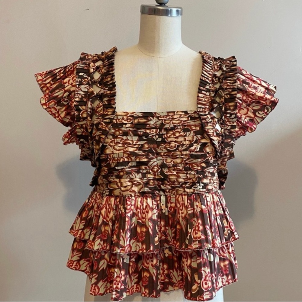 Sea New York Emilia smocked top